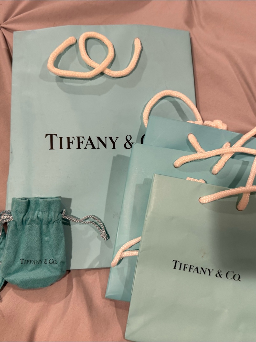 Tiffany & Co. packaging and pouch